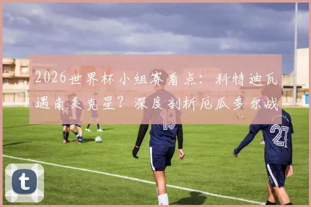 2026世界杯小组赛看点：科特迪瓦遇南美克星？深度剖析厄瓜多尔战术风格与交锋历史