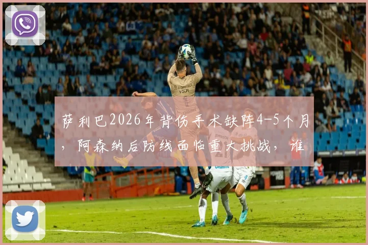 萨利巴2026年背伤手术缺阵4-5个月,阿森纳后防线面临重大挑战,谁将顶替其位置?